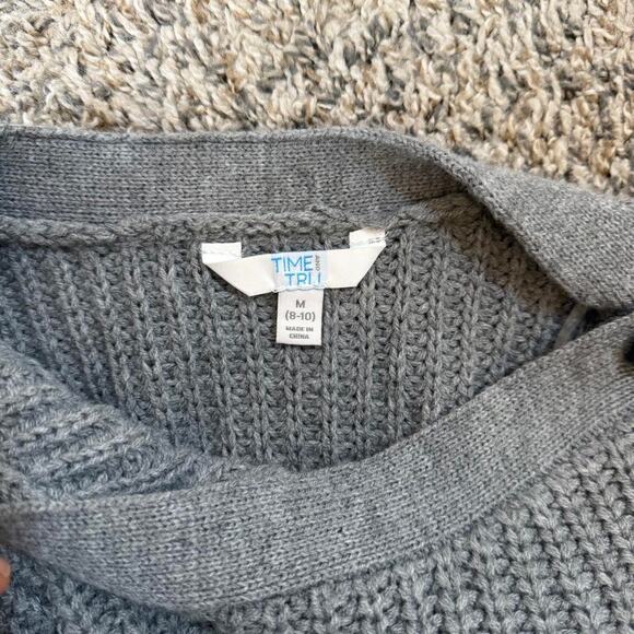 Grey Time and Tru Sweater With Buttons - Picture 7 of 7